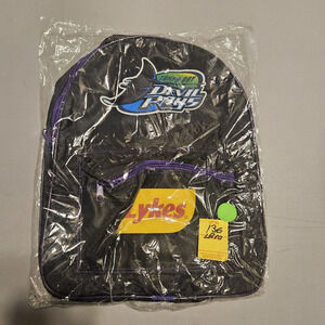 Vintage Tampa Bay Devil Rays Kids Backpack Lykes Back Pack Black Factory sealed